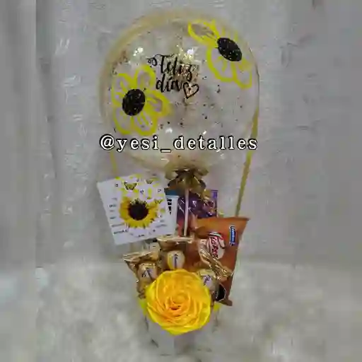 Canasta Flor Amarilla