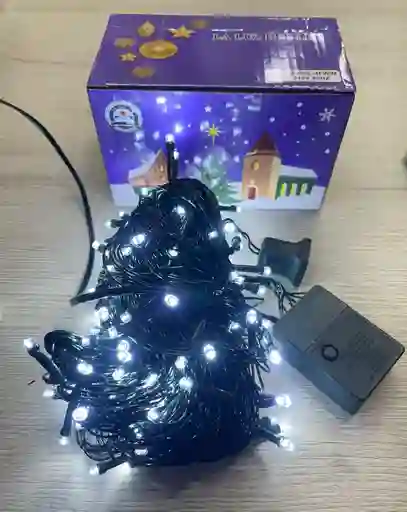 Luces De Navidad X 200 Bombillos Cable Verde Luz Blanca Con Continuacion 14 Metros Aproximadamente Luces Navideñas Luces Para Navidad Luces De Navidad Luz De Navidad Decoracion Navideña