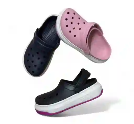 Chancla Sandalia Talla 37 Tipo Crocs Sueco Mujer 200w