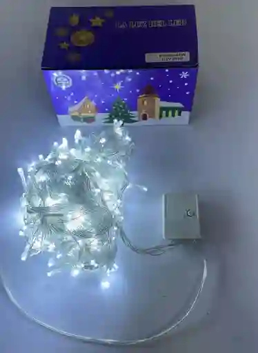 Luces De Navidad X 300 Bombillos Cable Blanco Luz Blanca 21 Metros Aproximadamente Luces Navideñas Luces Para Navidad Luces De Navidad Luz De Navidad Decoracion Navideña
