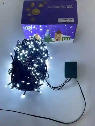 Luces De Navidad X 400 Bombillos Cable Verde Luz Blanca 28 Metros Aproximadamente Luces Navideñas Luces Para Navidad Luces De Navidad Luz De Navidad Decoracion Navideña