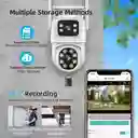 Camara Doble Lente 6mp Full Hd Para Exterior Wifi/lan