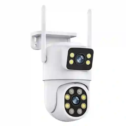 Camara Doble Lente 6mp Full Hd Para Exterior Wifi/lan
