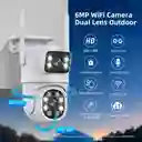 Camara Doble Lente 6mp Full Hd Para Exterior Wifi/lan