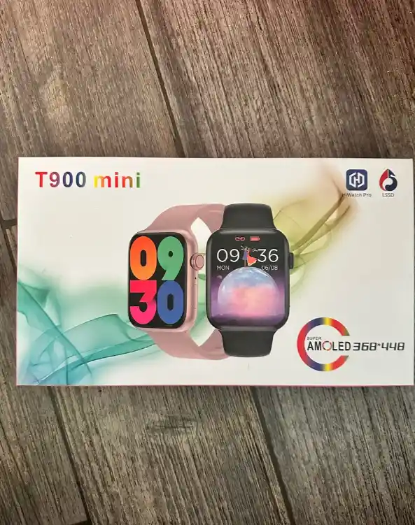 Smart Watch Mini Pantalla Hd Para Mujer Correas Para Iphone Rosa Milanese Rosa Plata Negro