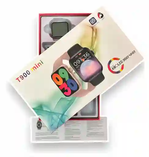 Smart Watch Mini Pantalla Hd Para Mujer Correas Para Iphone Rosa Milanese Rosa Plata Negro