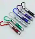 Mini Llavero Linterna Colores 3 En 1 Multifuncional