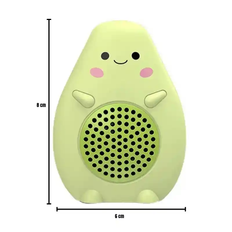 Altavoz Bluetooth De Aguacate Diseño Divertido Y Portátil