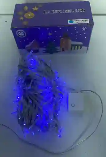 Luces De Navidad X 400 Bombillos Cable Blanco Luz Azul 28 Metros Aproximadamente Luces Navideñas Luces Para Navidad Luces De Navidad Luz De Navidad Decoracion Navideña