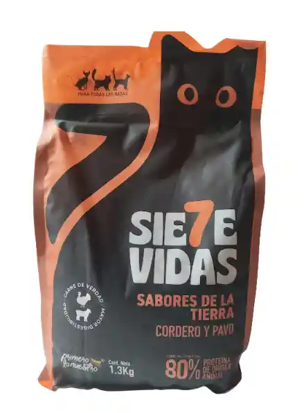 7 Vidas Sabores De La Tierra 1,3 Kg