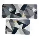 Dúo Tapete Absorbente Y Antideslizante Alfombra Cocina Kit 2