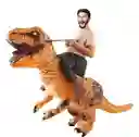 Disfraz De Dinosaurio T-rex Inflable, Traje Dino Para Adultos