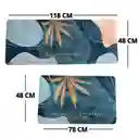 Dúo Tapete Absorbente Y Antideslizante Alfombra Cocina Kit 2