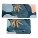 Dúo Tapete Absorbente Y Antideslizante Alfombra Cocina Kit 2