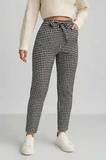 Pantalón Cintura Alta Cuadrado