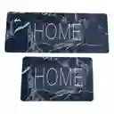 Dúo Tapete Absorbente Y Antideslizante Alfombra Cocina Kit 2