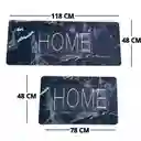 Dúo Tapete Absorbente Y Antideslizante Alfombra Cocina Kit 2