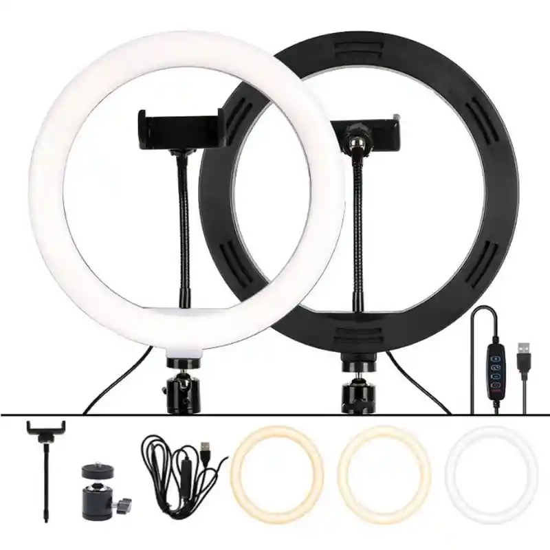Aro De Luz Led 26 Cm - Selfies Videos