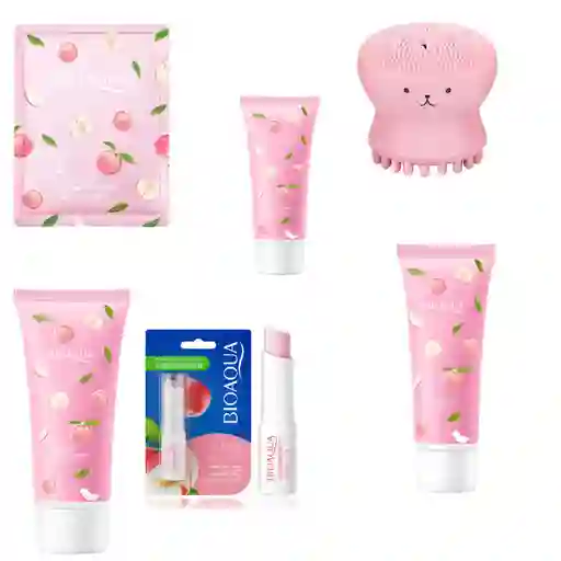 Kit Facial Y Corporal Peach Bioaqua