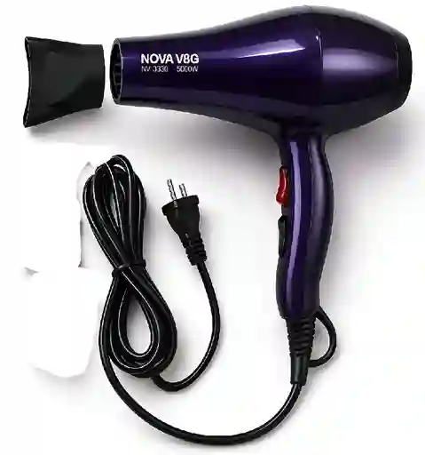 Secador De Pelo Nova Caliente Frió 5000w Cabello Profesional