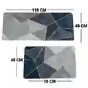 Dúo Tapete Absorbente Y Antideslizante Alfombra Cocina Kit 2