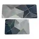 Dúo Tapete Absorbente Y Antideslizante Alfombra Cocina Kit 2
