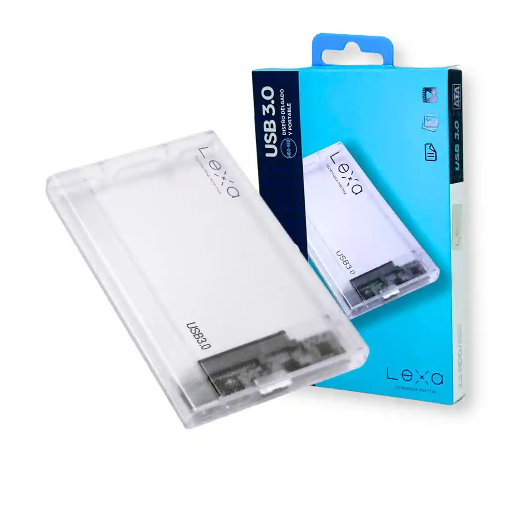 Porta Disco Duro Usb 3,0 Lexa 2,5”