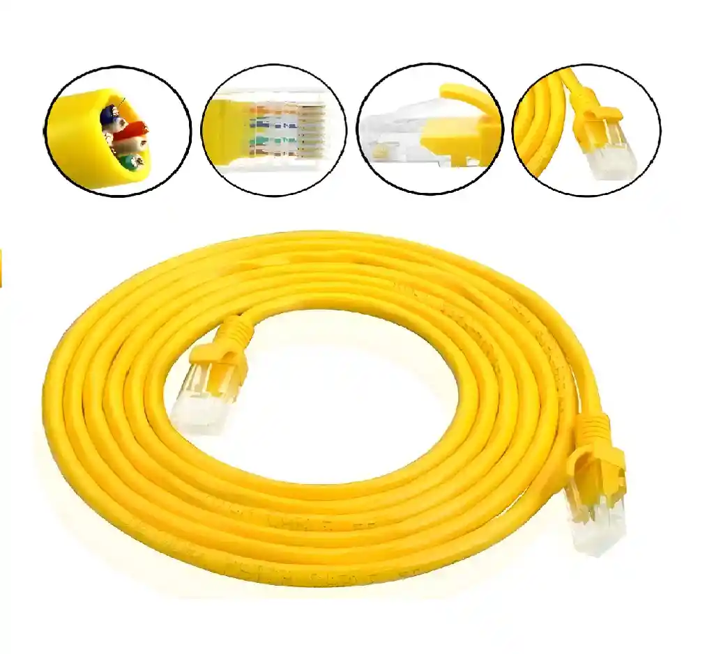 Cable De Red Patch Cord 15 Metros Categoria 6e