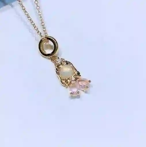 Cadena Collar Con Dije Princesa Bella Pelicula Bella Durmiente Princesas Disney