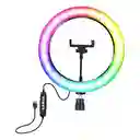 Aro De Luz Led Rgb 20 Cm Modelo Mj20