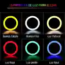 Aro De Luz Led Rgb 20 Cm Modelo Mj20