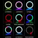 Aro De Luz Led Rgb 20 Cm Modelo Mj20