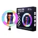 Aro De Luz Led Rgb 20 Cm Modelo Mj20