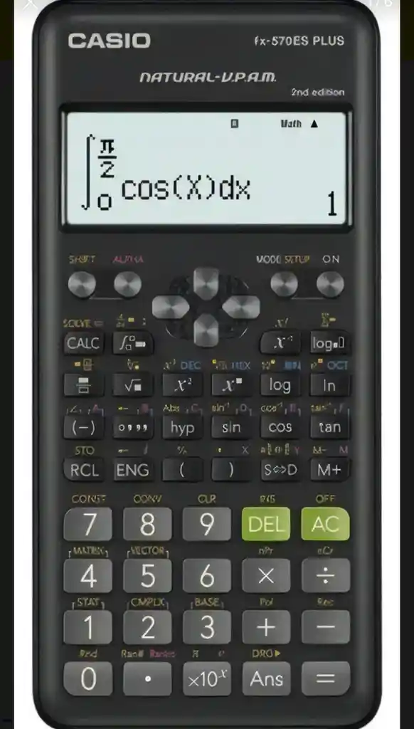 Calculadora Casio Científica Original Fx-570la Plus 2nd Edition