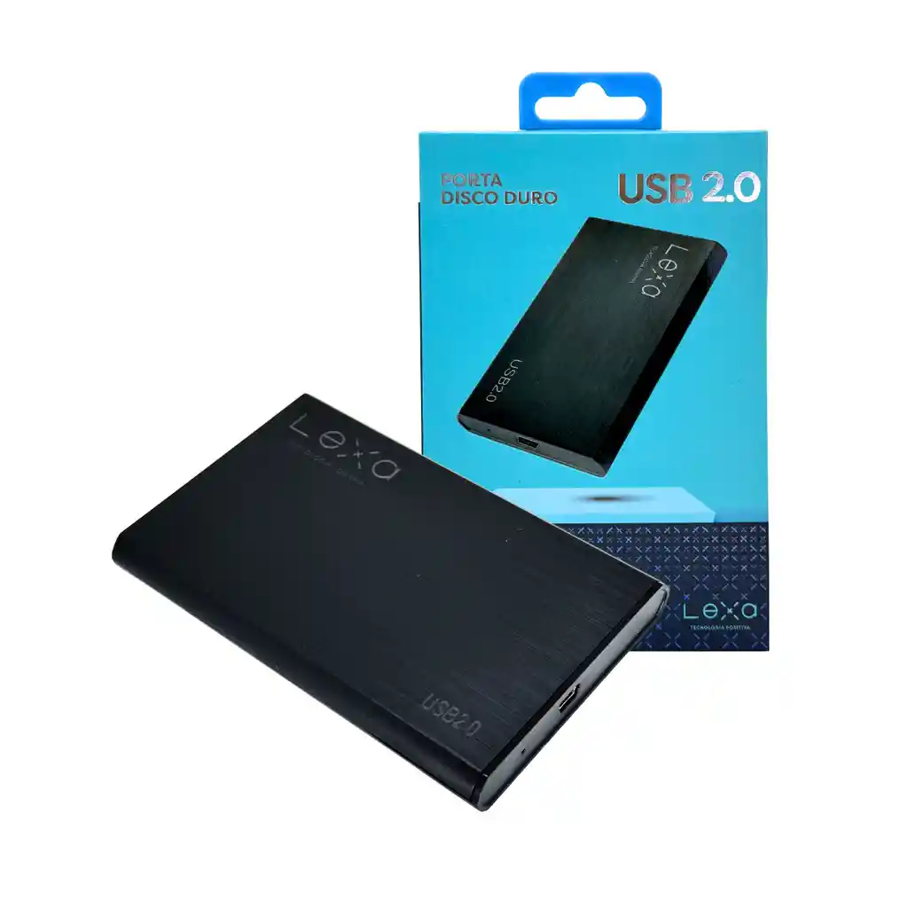 Porta Disco Duro Lexa Mini 2,5” Usb 2,0