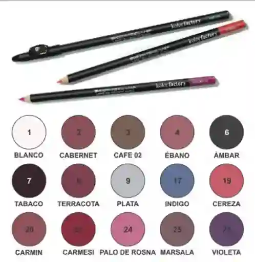 Lapiz Delineador Labios Kolor Factory Samy