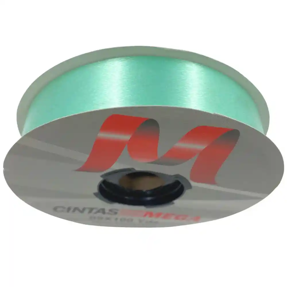 Cinta De Papel Para Moños 9 X 50 - Verde Aguamarina