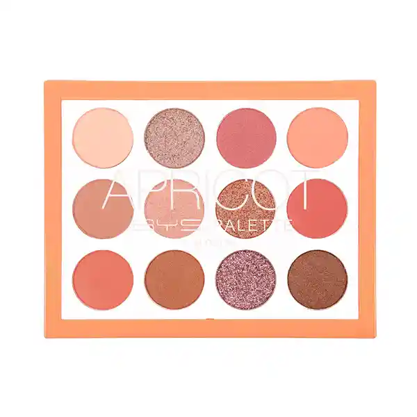 Paleta De Sombras Bys Colour Apricot 12 Tonos