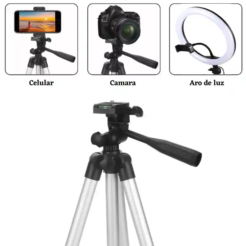 Trípode Soporte Celular Camara Tripod 3110
