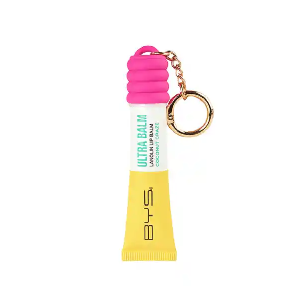Bálsamo Labial Bys Ultra Balm Wearable Keyring Coconut Craze