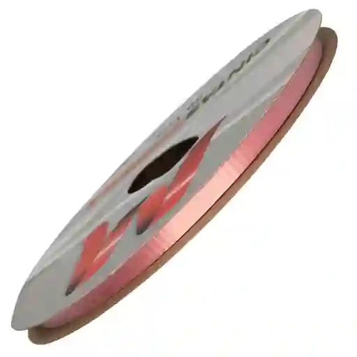 Cinta De Papel Para Moños Corrugada 0,5cm X 45m Aprox - Rosado Confite