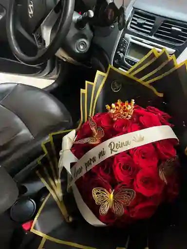 Ramo De 100 Rosas Naturales