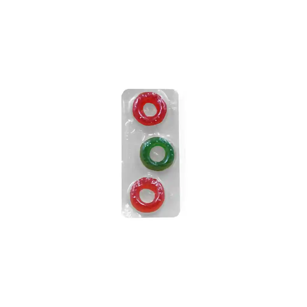 Anillos Donas X 3 Ud Gummies Vi King Cherry
