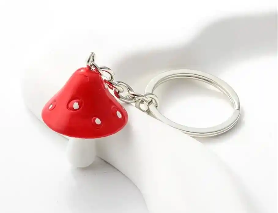 Llavero Diseño De Hongo Para Hombre O Mujer Para Llaves