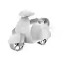 Llavero Scooter Metalmorphose Blanca