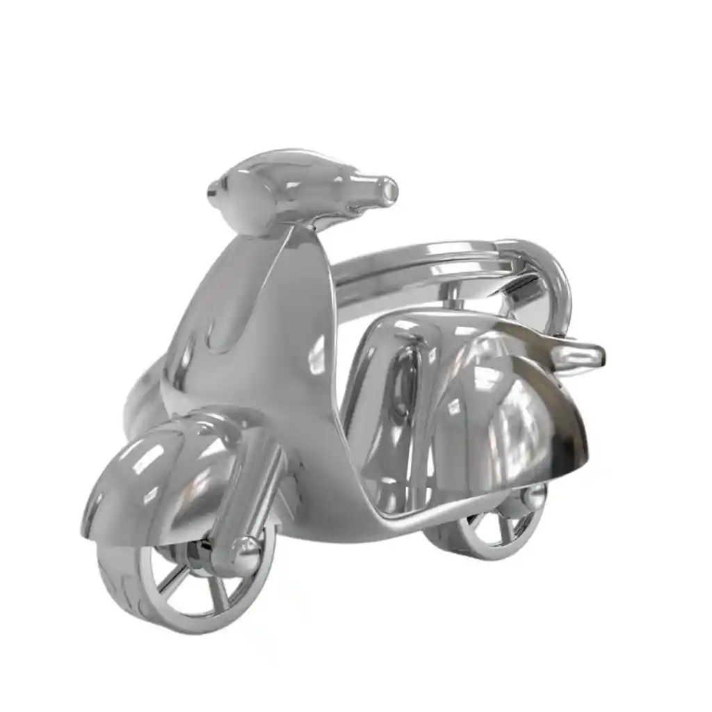 Llavero Scooter Metalmorphose Plateada