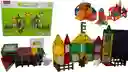 46 Bloques Granja Magnéticos Construcción Imanes Educativos
