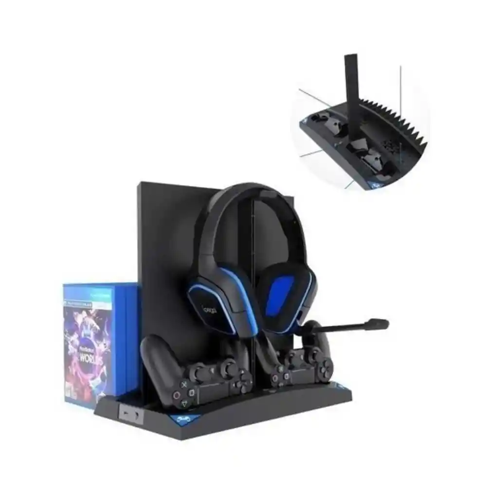 Base Refrigerante Vertical 6 En 1 Ipega Multifuncional Para Ps4