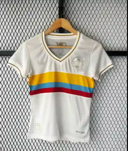 Camiseta Colombia Cuello V Homenaje (talla L) Dama