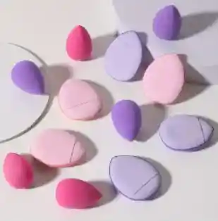 Juego De 3 Mini Beauty Blender, Esponjas Para Maquillaje De Rostro Cara